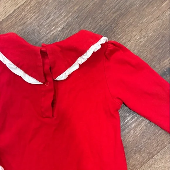 Lila & Hayes Red Madeline Dress Red Nightgown Pajamas Christmas Holiday 18-24m - Picture 9 of 11